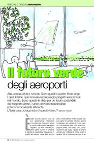 Il futuro verde degli aereoporti