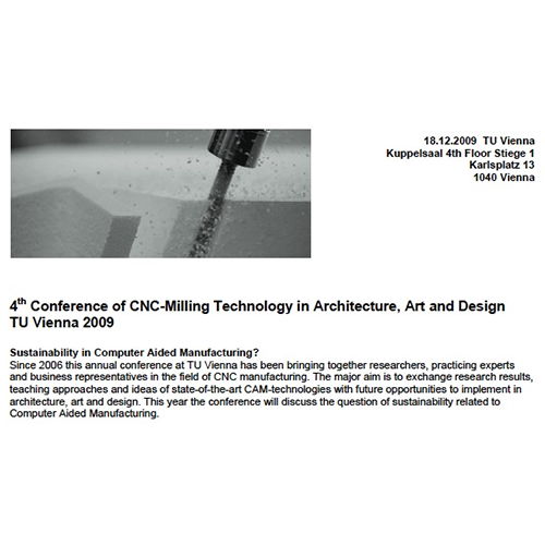 4th Conf. of CNC Milling Technology